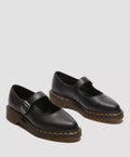 Dr. Martens Elphie Mary Jane Virginia Chaussures Noires Pour Femmes En Cuir