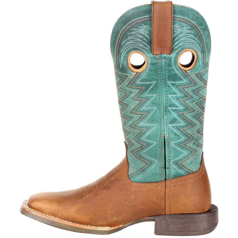 Durango Lady Rebel Pro Bottes En Cuir Pour Femmes Blé/Turquoise Des Marées
