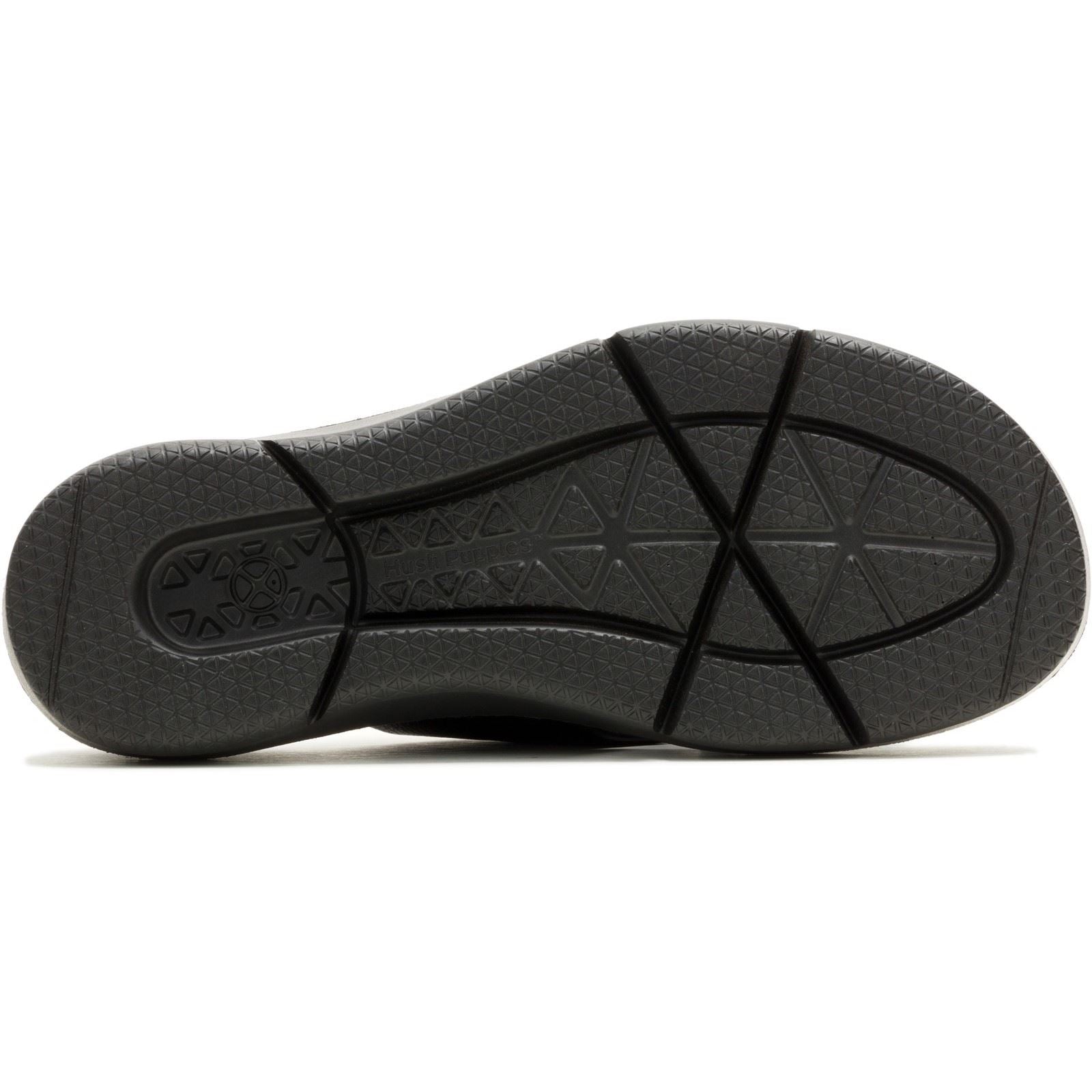 Hush Puppies Uplift Sandales Noires Pour Femmes En Cuir
