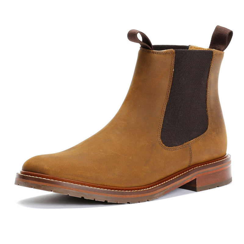 Chapman & Moore Country Chelsea Bottes En Cuir Pour Hommes Marron
