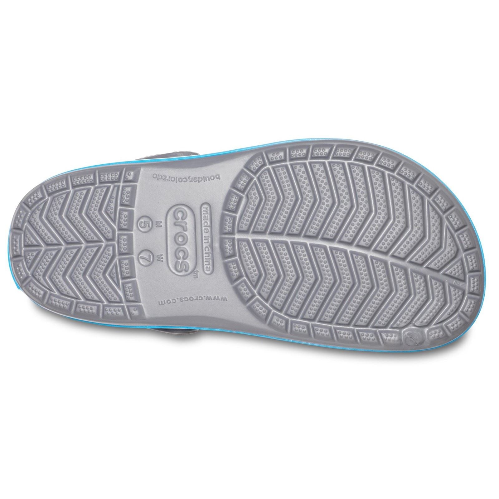 Crocs Crocband Sabots Pour Hommes En Caoutchouc Croslite Couleur Charbon/Océan