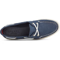 Sperry Authentic 2 Eye Chaussures Bateau En Cuir Pour Femmes En Bleu Marine