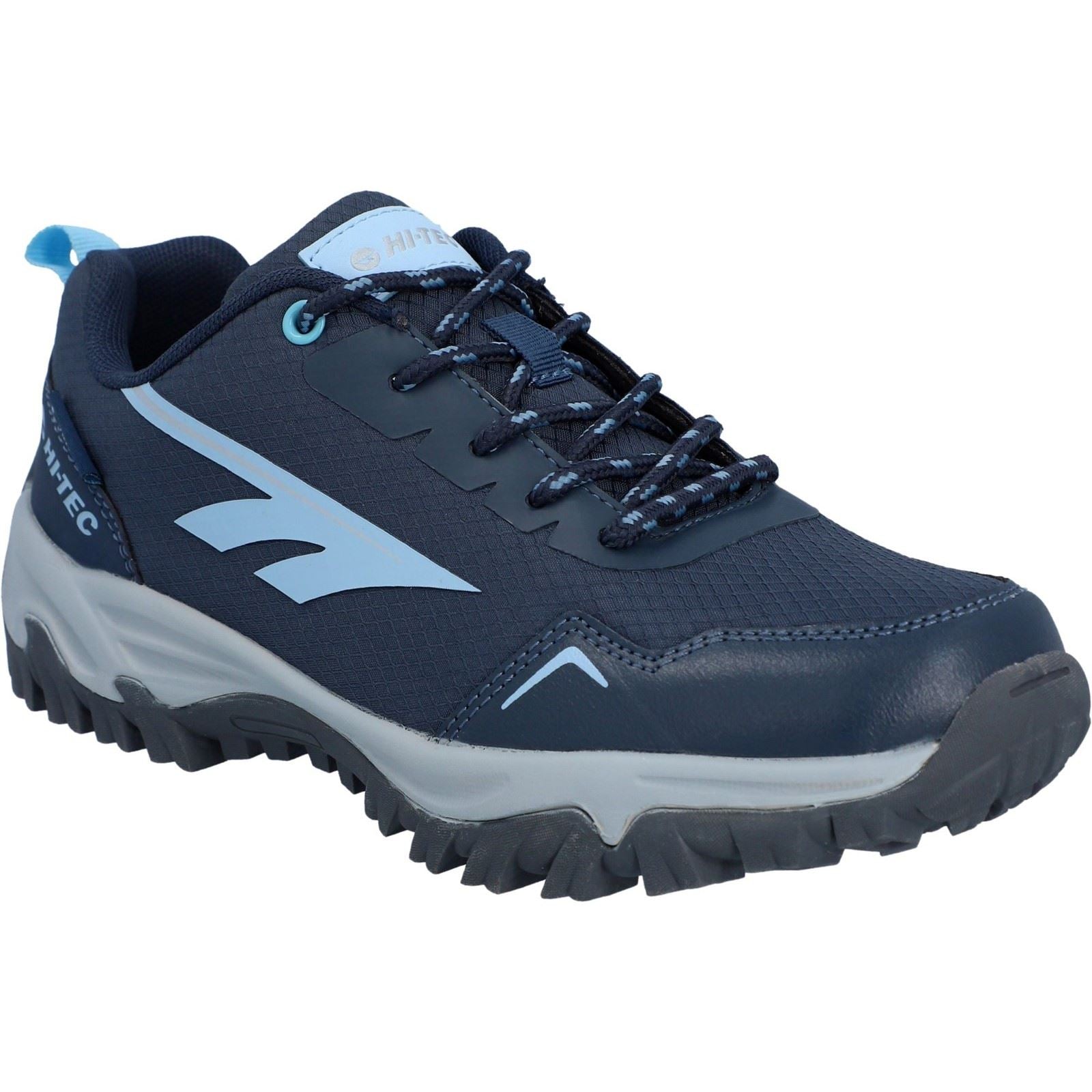 Chaussures Randonnée Hi-Tec Femme – Gris/bleu, Imperméables, UK 4 (EU 37)