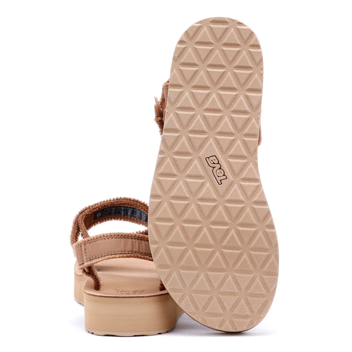 Teva Midform Universal Sandales Beige Pour Femme En Toile