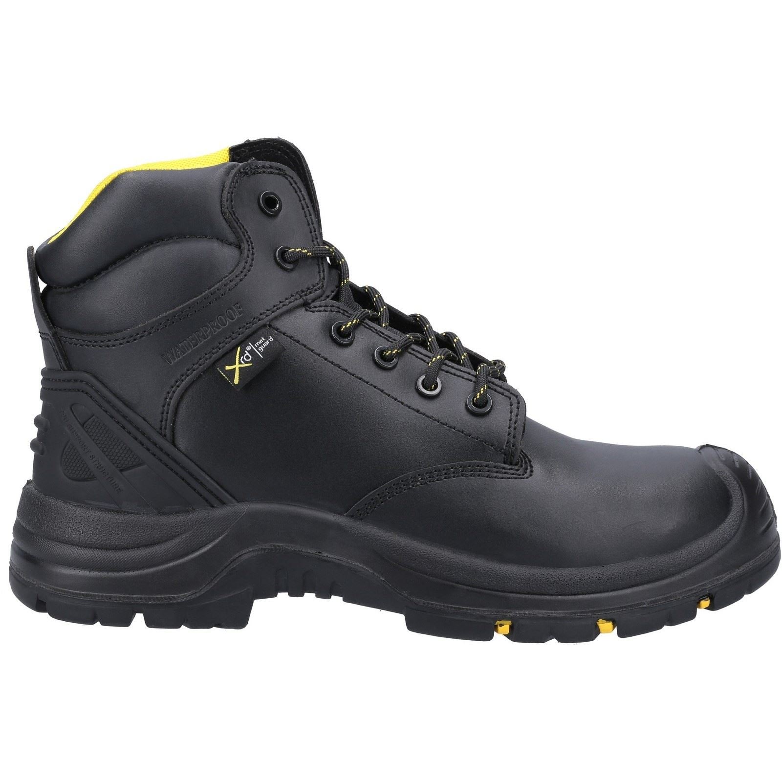 Amblers Safety  Bottes De Sécurité En Cuir Noir Wrekin As303C