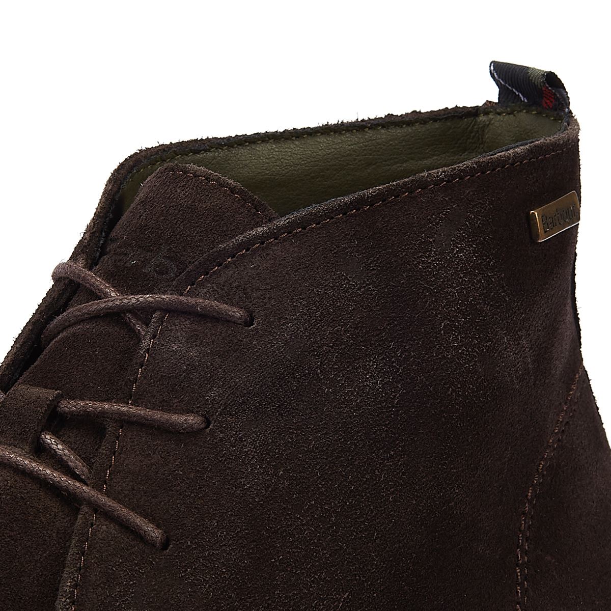 Barbour Sonoran Choco Suede Bottes Marron Foncé Pour Hommes