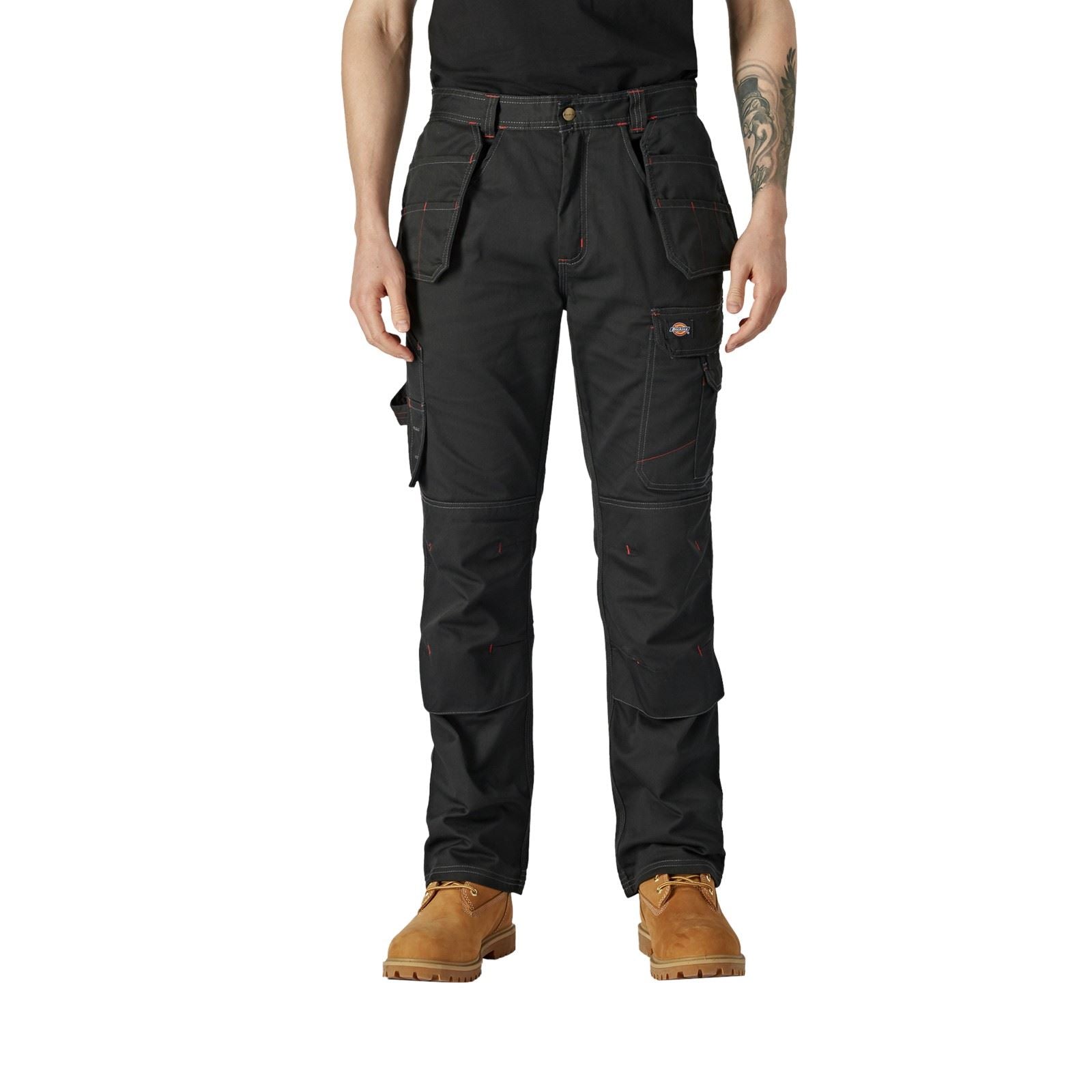 Dickies Redhawk Pro Pantalons De Plein Air Pour Hommes En Polyester Noirs