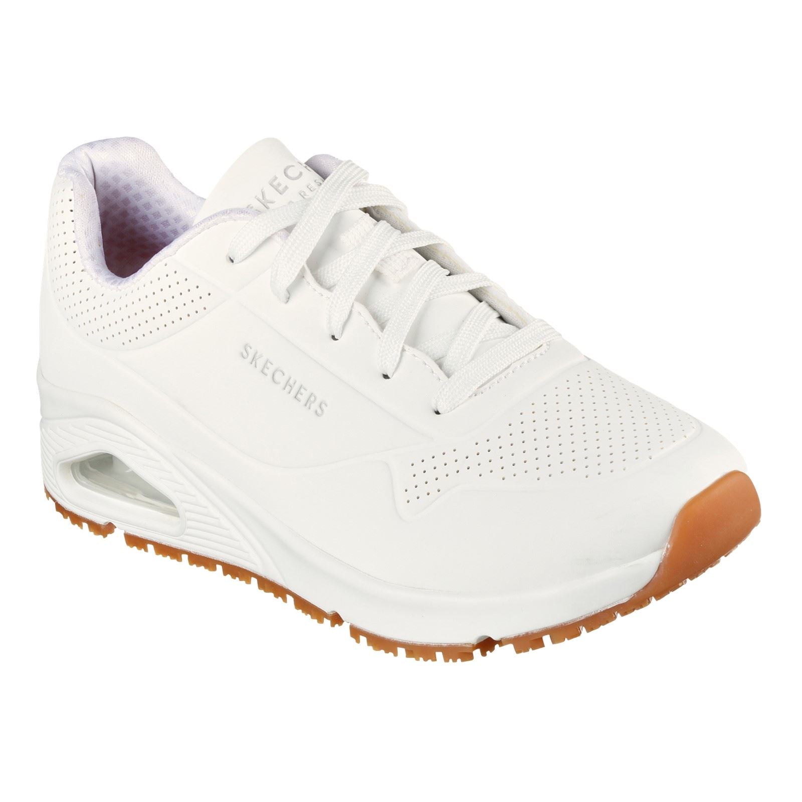 Skechers Workwear Work Relaxed Fit: Uno SR Baskets De Sécurité Blanches Pour Femmes