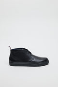 Ben Sherman Parka Bottes Noires En Cuir Pour Hommes