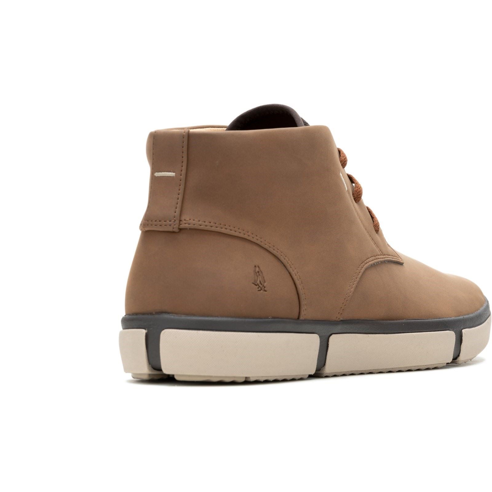 Hush Puppies Briggs Chukka Bottes En Cuir Pour Hommes Couleur Cognac