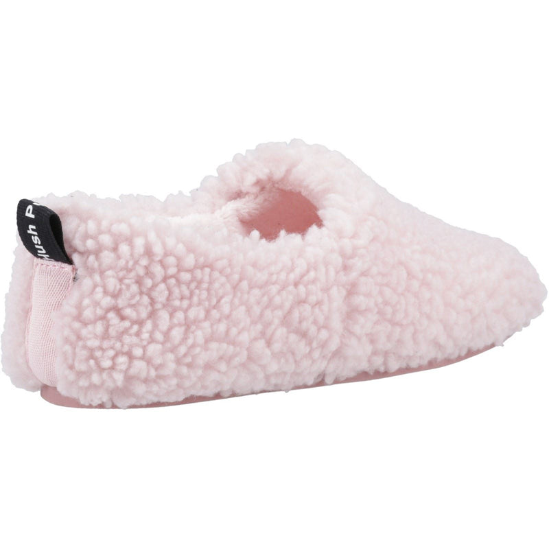 Hush Puppies Emily Chaussons Blush En Fausse Fourrure Pour Femmes