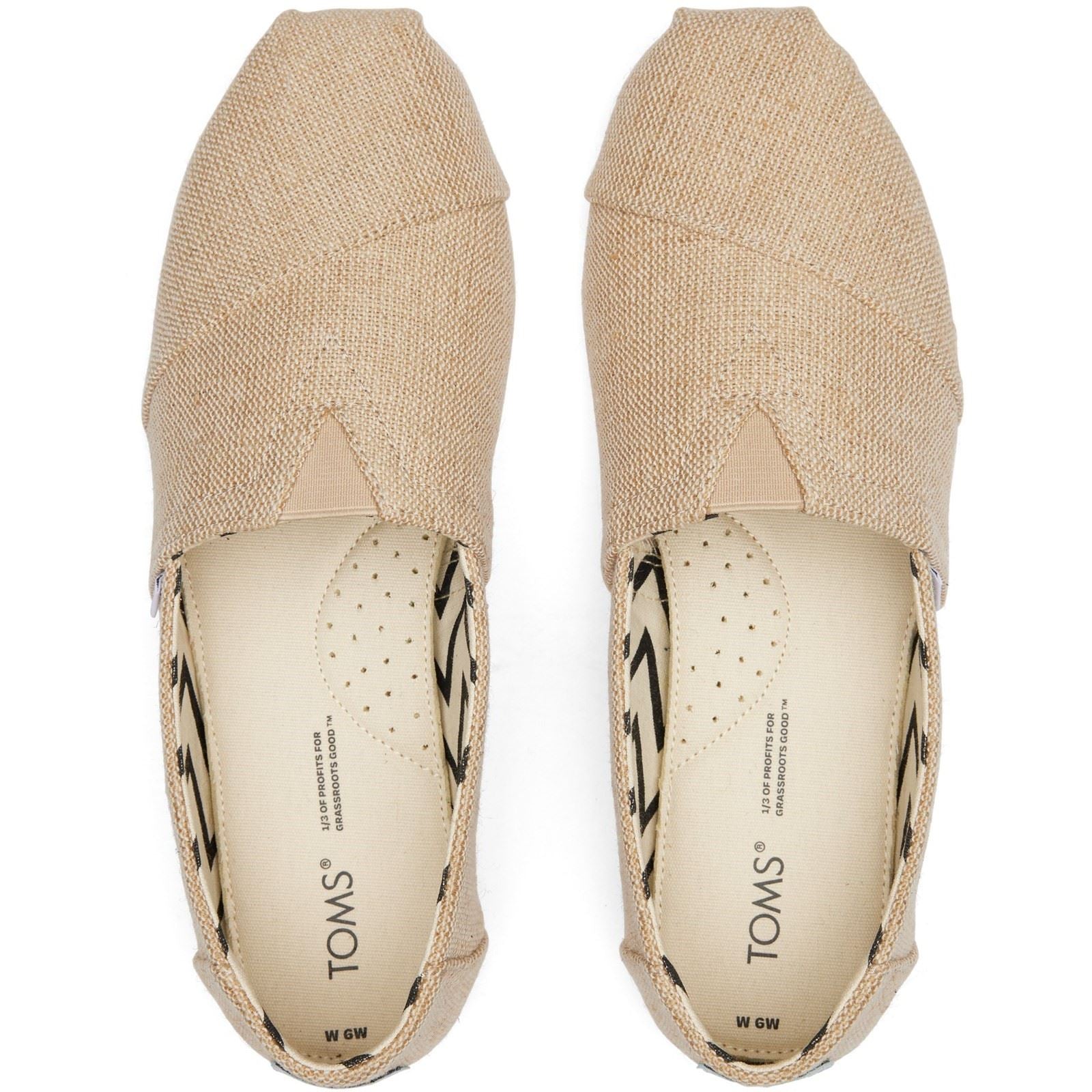 TOMS Alpargata Espadrilles Naturelles Pour Femmes En Jute