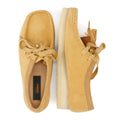 Clarks Originals Wallabee Chaussures Marron Pour Femme En Suède