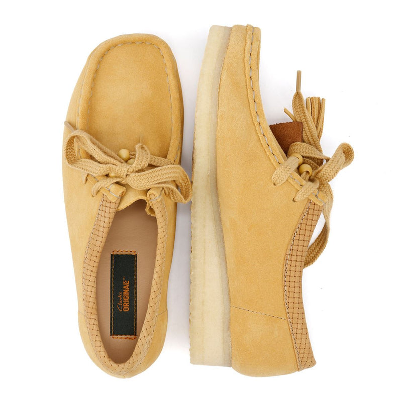 Clarks Originals Wallabee Chaussures Marron Pour Femme En Suède