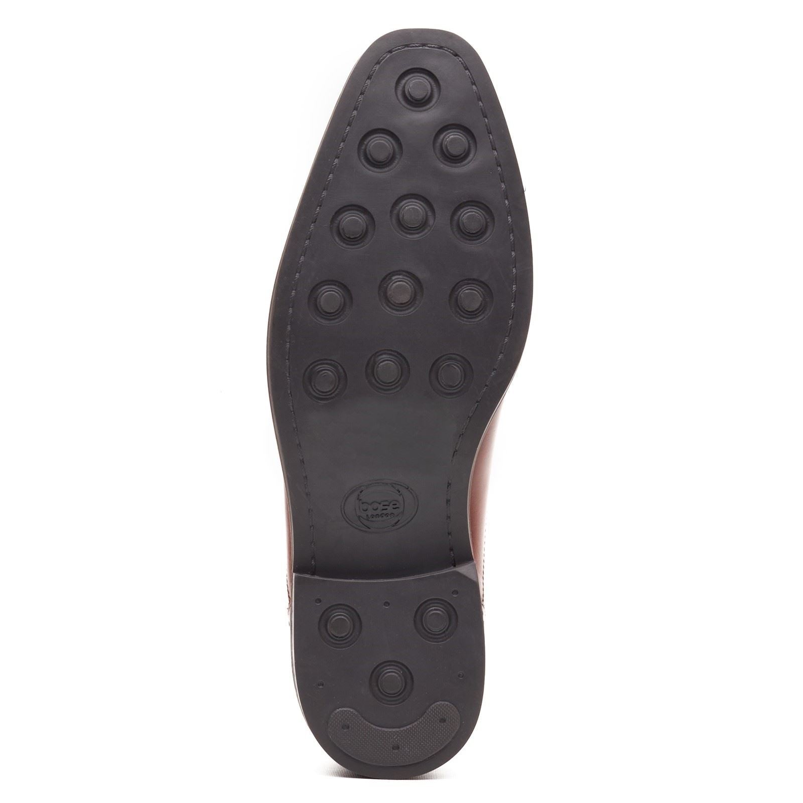 Base London Ascot Oxford Chaussures Oxford En Cuir Pour Hommes En Cuir Brûlé Tan