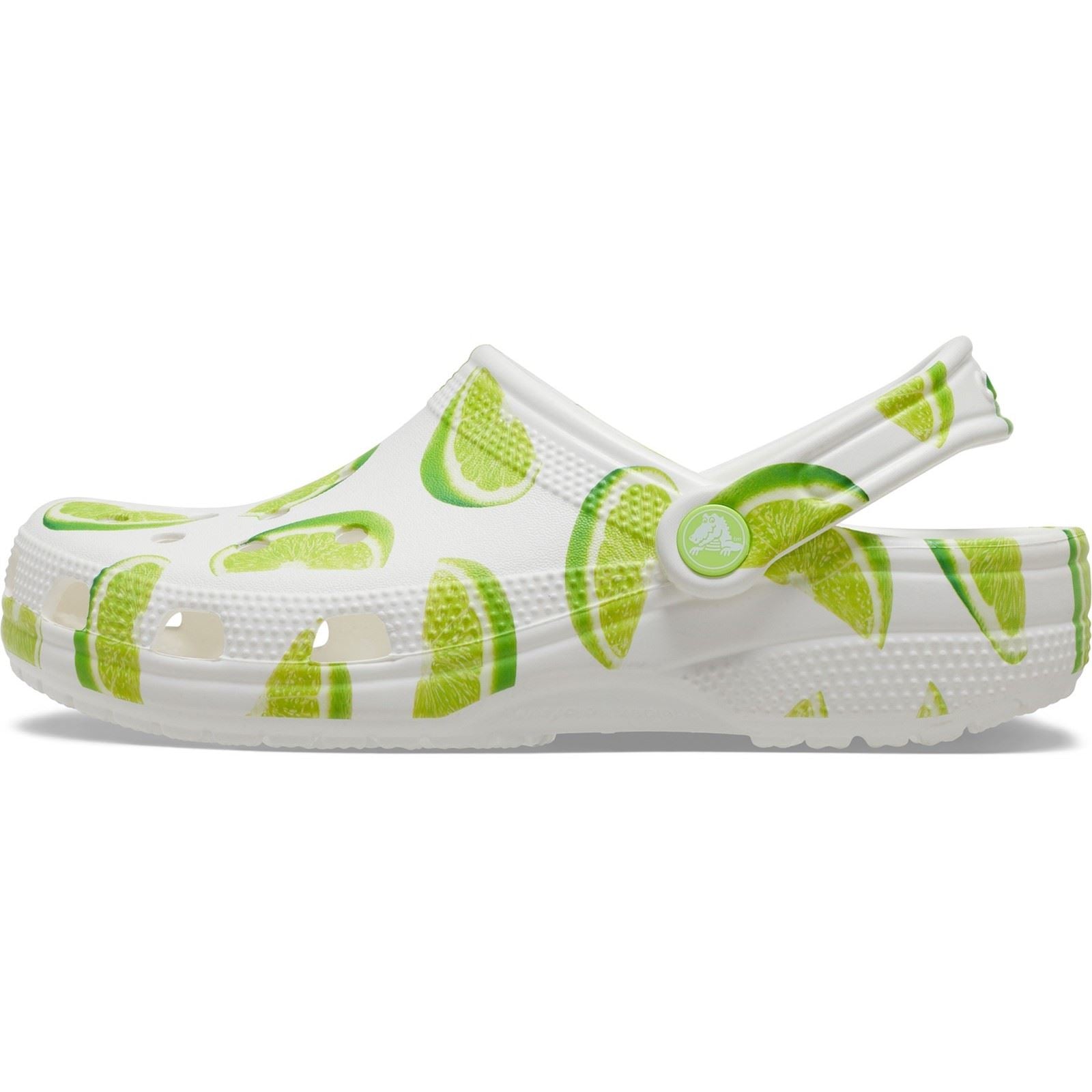 Crocs Classic Graphic Sabots En Lime Eva Pour Femmes