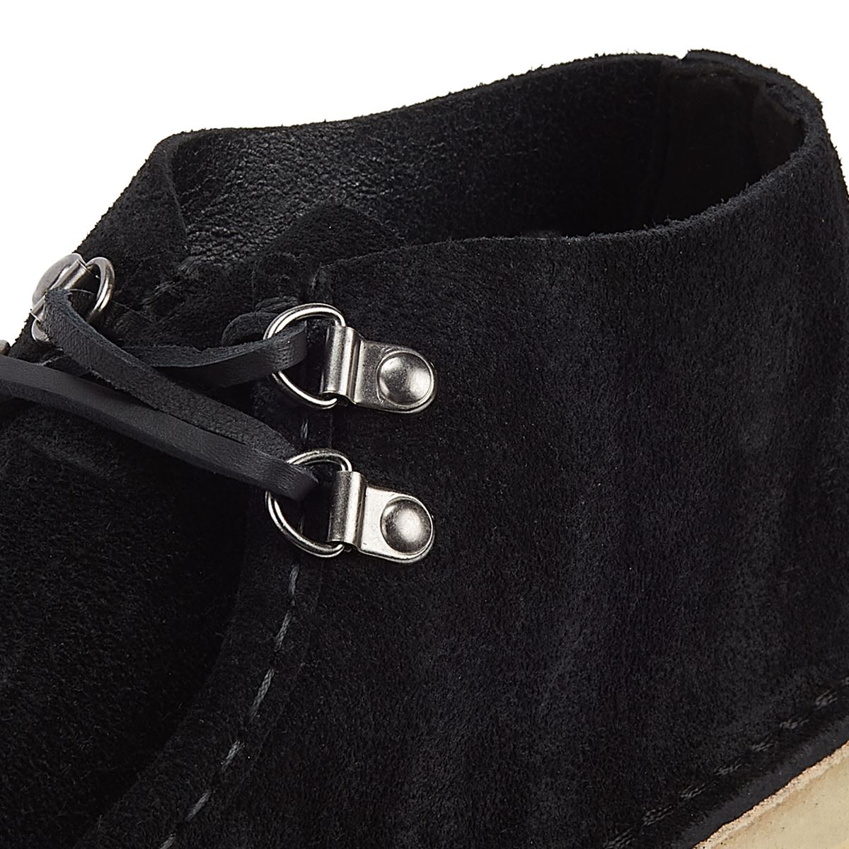 Clarks Originals Bottes Noires Pour Homme En Daim Nomade Du Désert