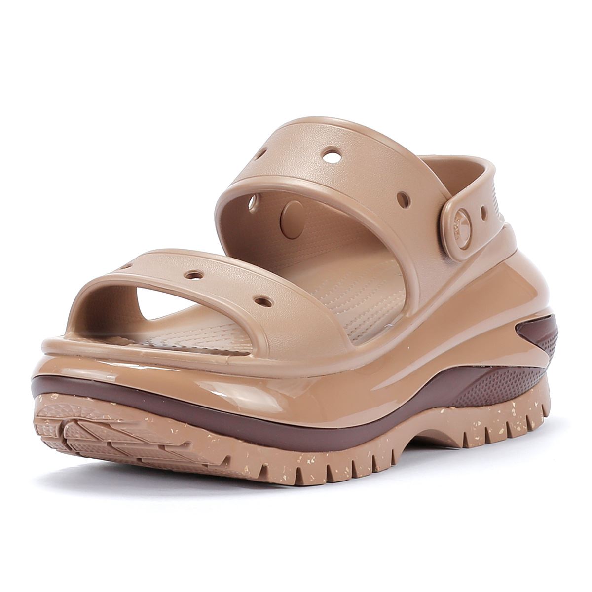 Crocs Mega Crush Sandales Latte
