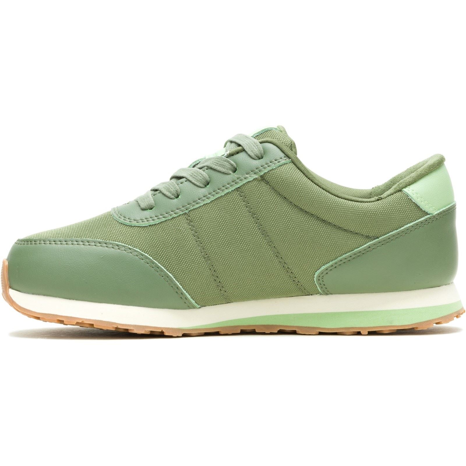 Hush Puppies Seventy8 Baskets En Cuir Pour Femme Couleur Olive