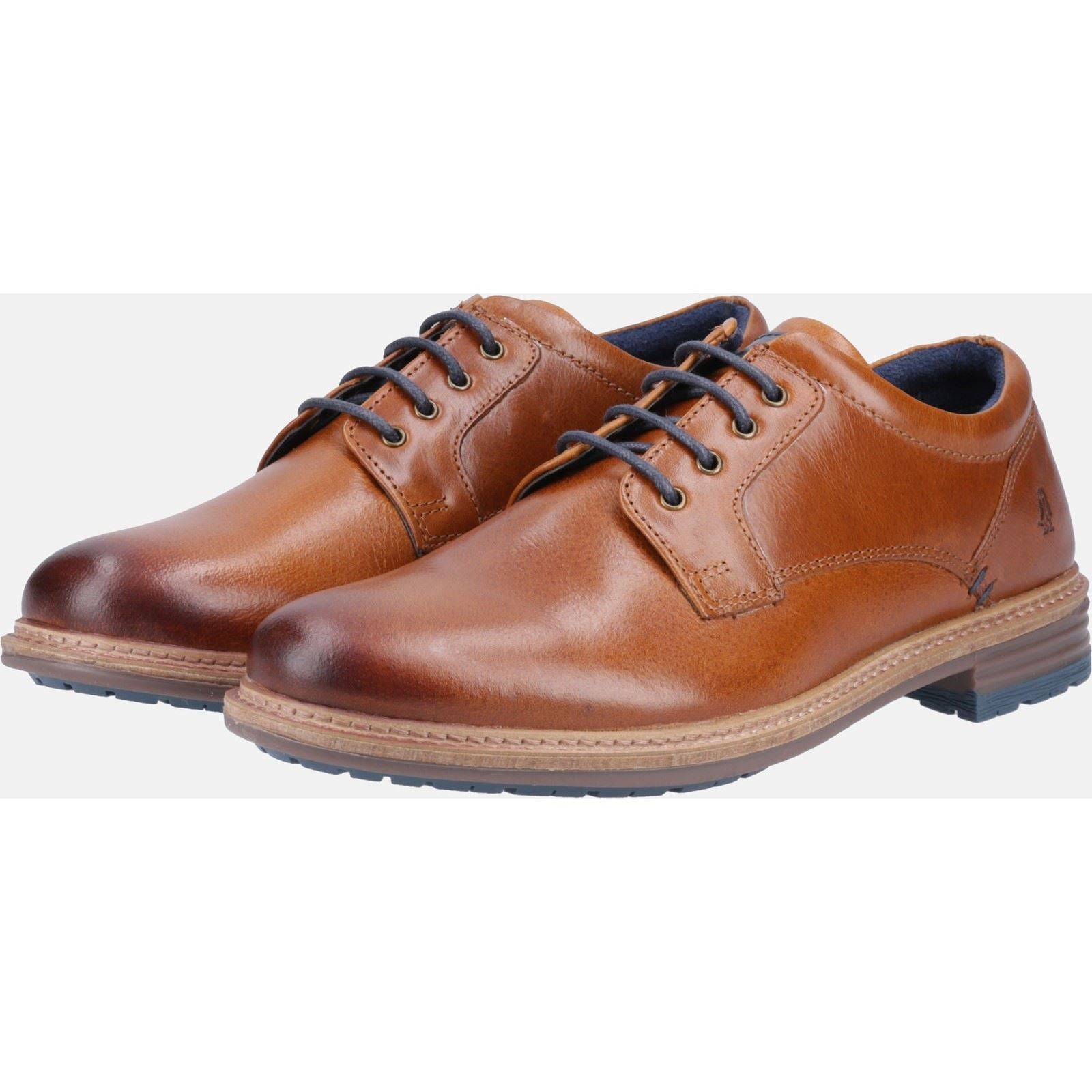 Hush Puppies Julian Chaussures En Cuir Pour Homme À Lacets De Couleur Beige