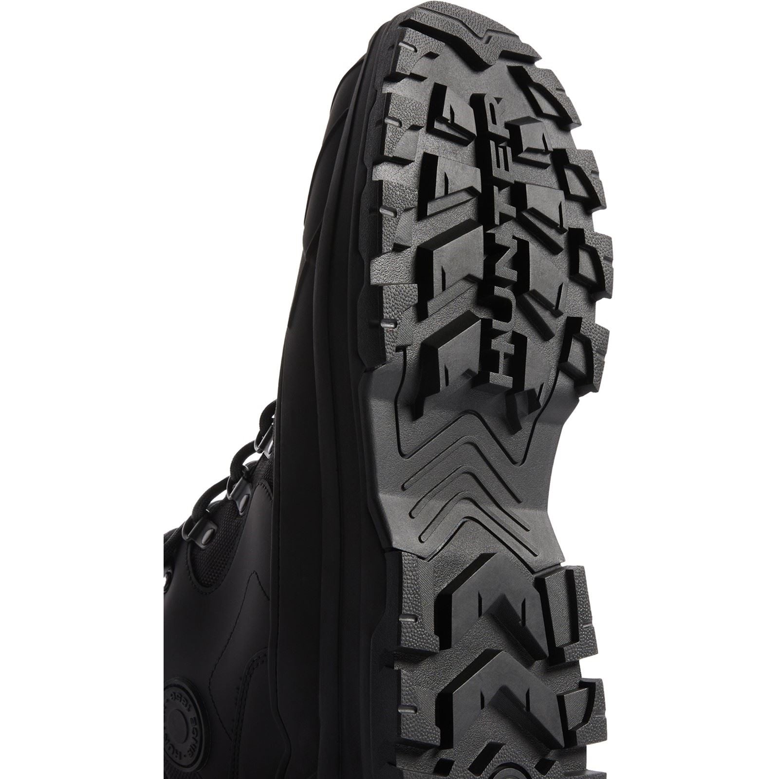 Hunter Explorer Duck Bottes Noires En Caoutchouc Pour Hommes