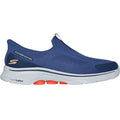 Skechers GO WALK 7 Easy On Evolution Chaussures De Sport Pour Hommes En Toile Bleu Marine