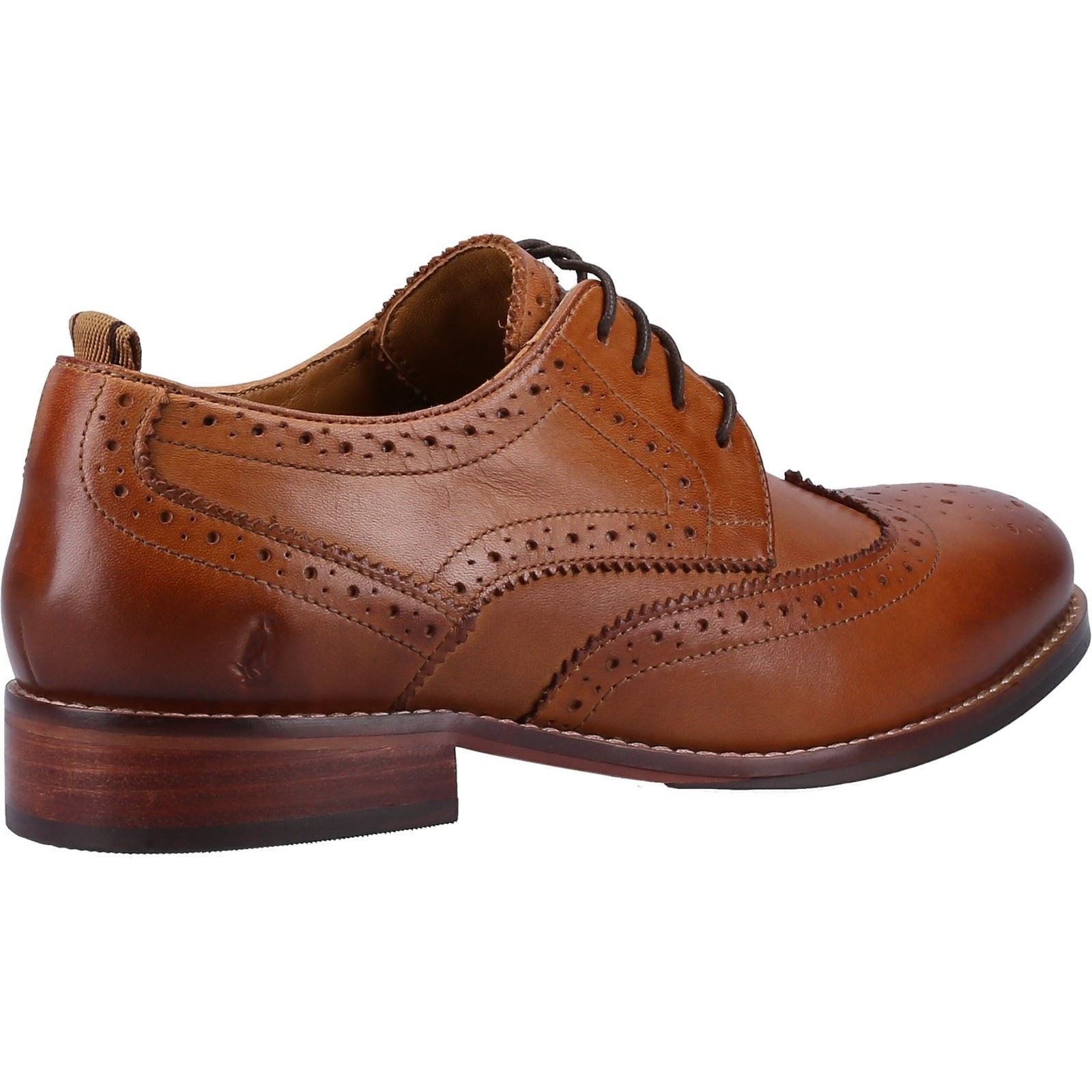 Hush Puppies Natalia Chaussures Richelieu En Cuir Pour Femmes De Couleur Fauve