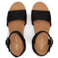 TOMS Diana Compensées Noires Pour Femmes En Synthétique