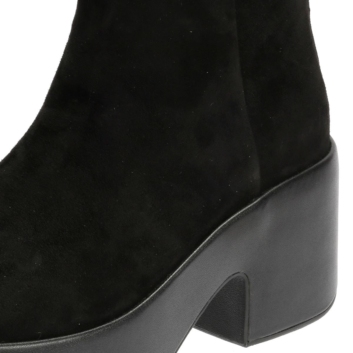 FitFlop Platfforms Heeled Bottes Noires Pour Femmes En Suède