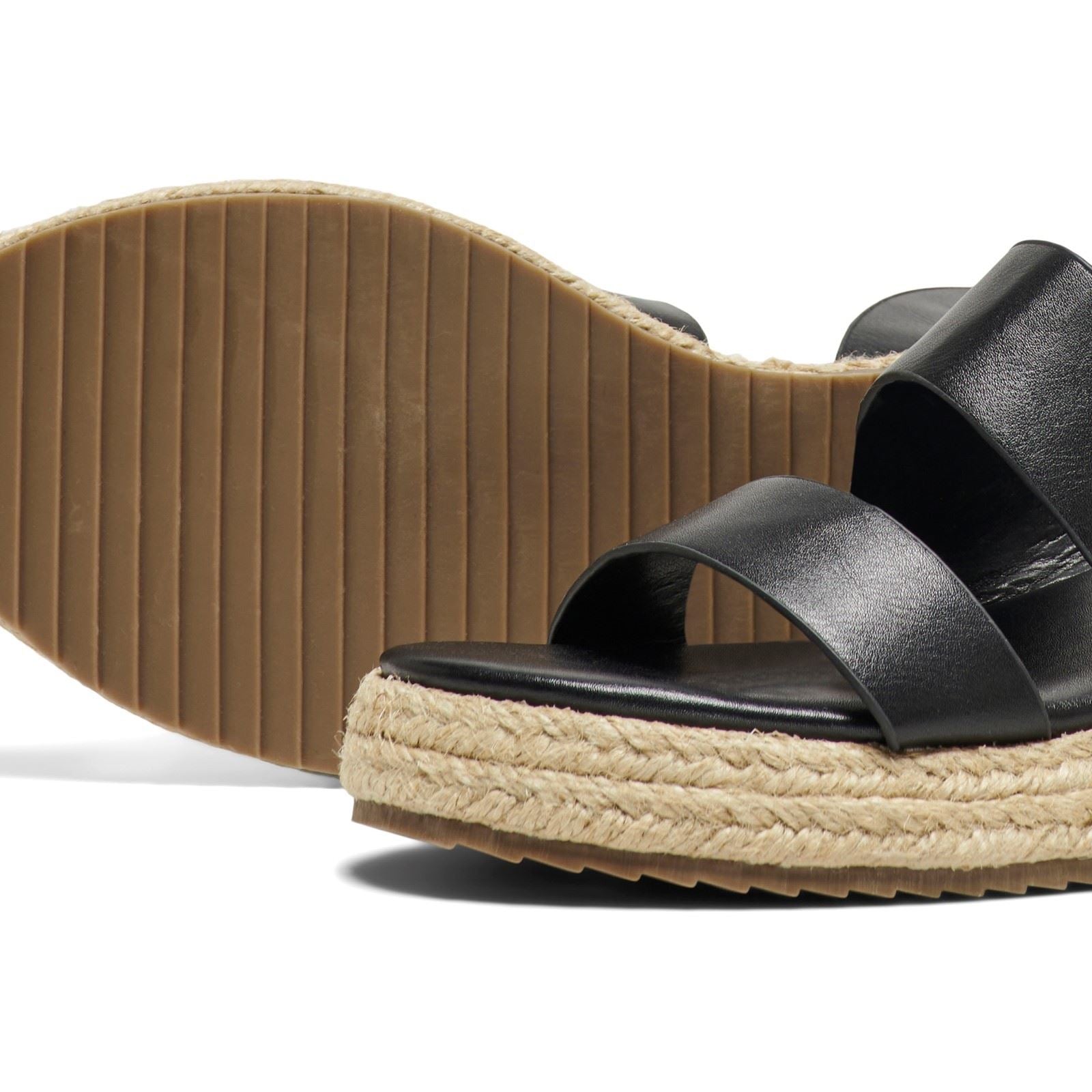ONLY MINERVA 1 Espadrilles Pour Femmes En Synthétique Noir