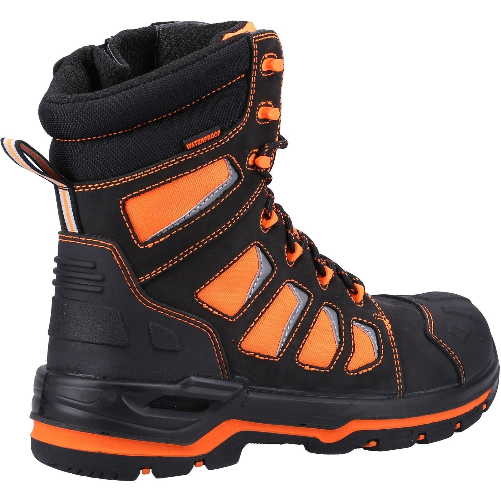 Amblers Safety  Bottes De Sécurité En Cuir Orange Beacon