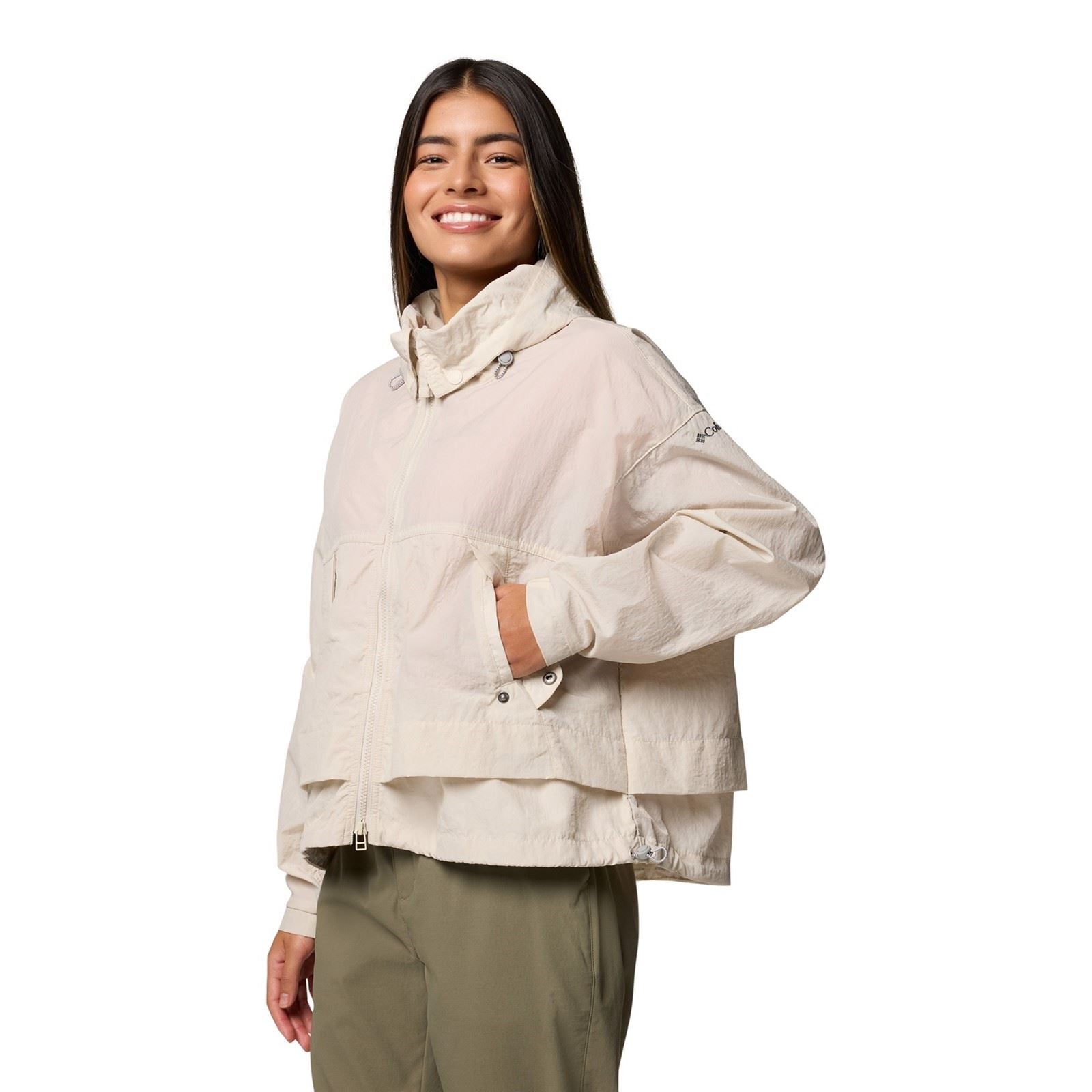 Columbia Paracutie II Vestes Coupe-Vent Brunes Pour Femmes