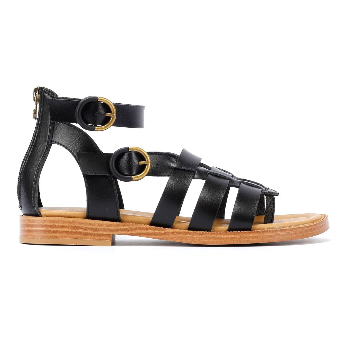 Blowfish Malibu Audah Sandales Noires Pour Femmes
