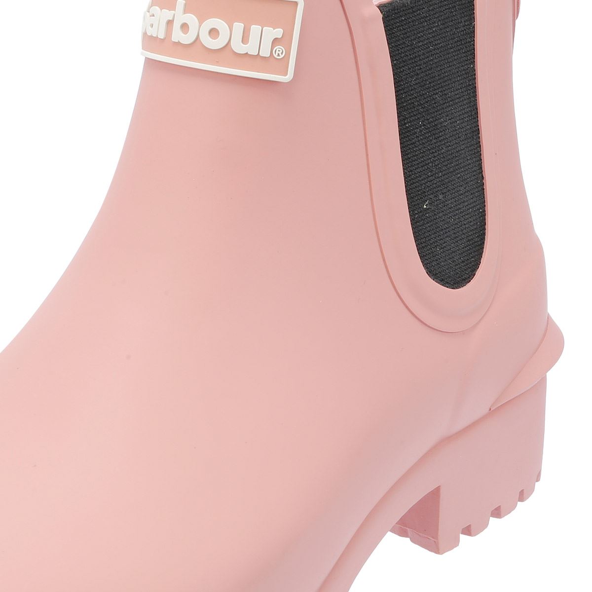 Barbour Wilton Bottes En Caoutchouc Roses Pour Femmes