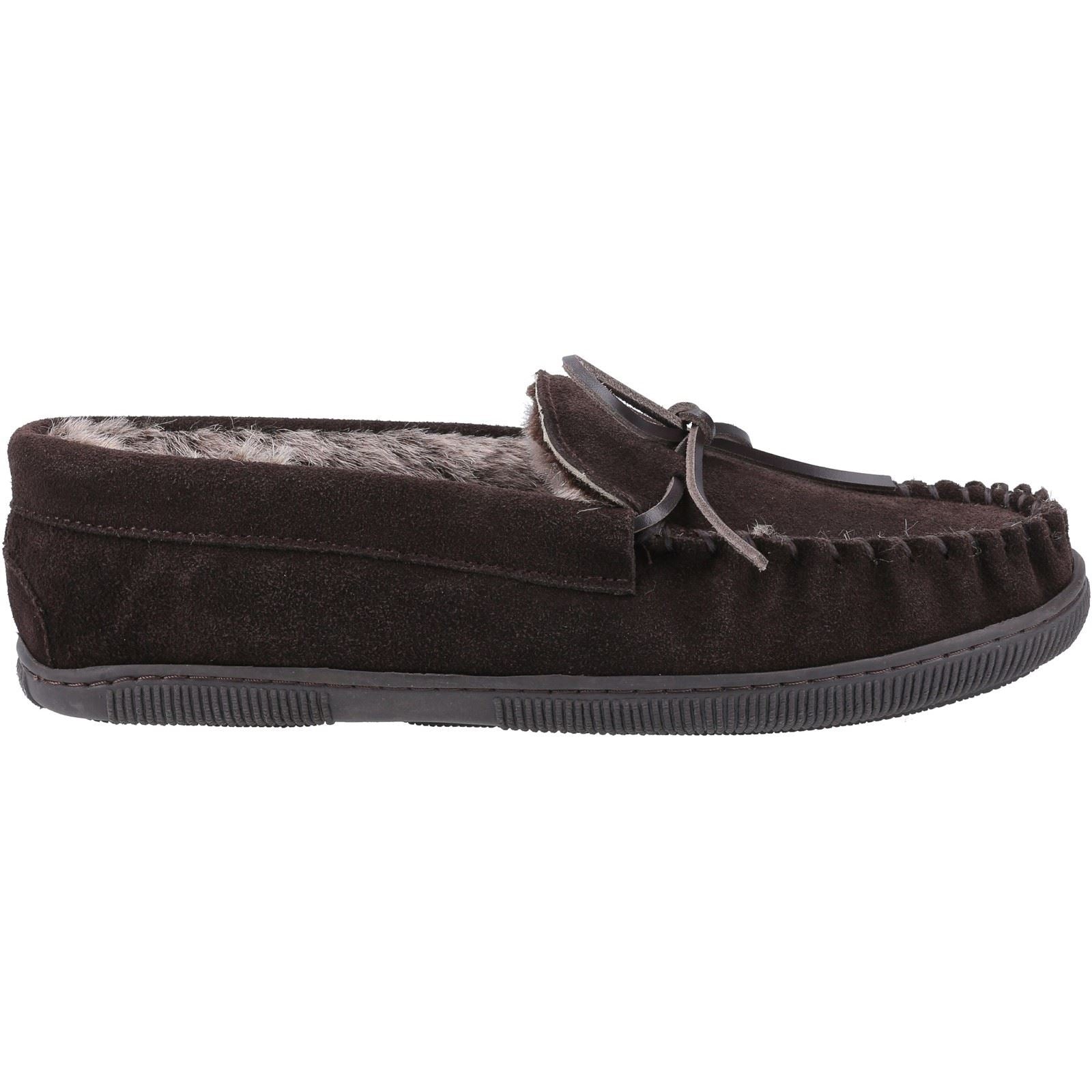Hush Puppies Ace Pantoufles Homme En Daim Couleur Chocolat