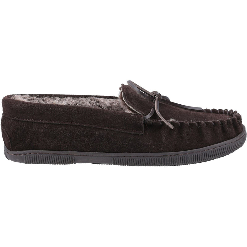 Hush Puppies Ace Pantoufles Homme En Daim Couleur Chocolat