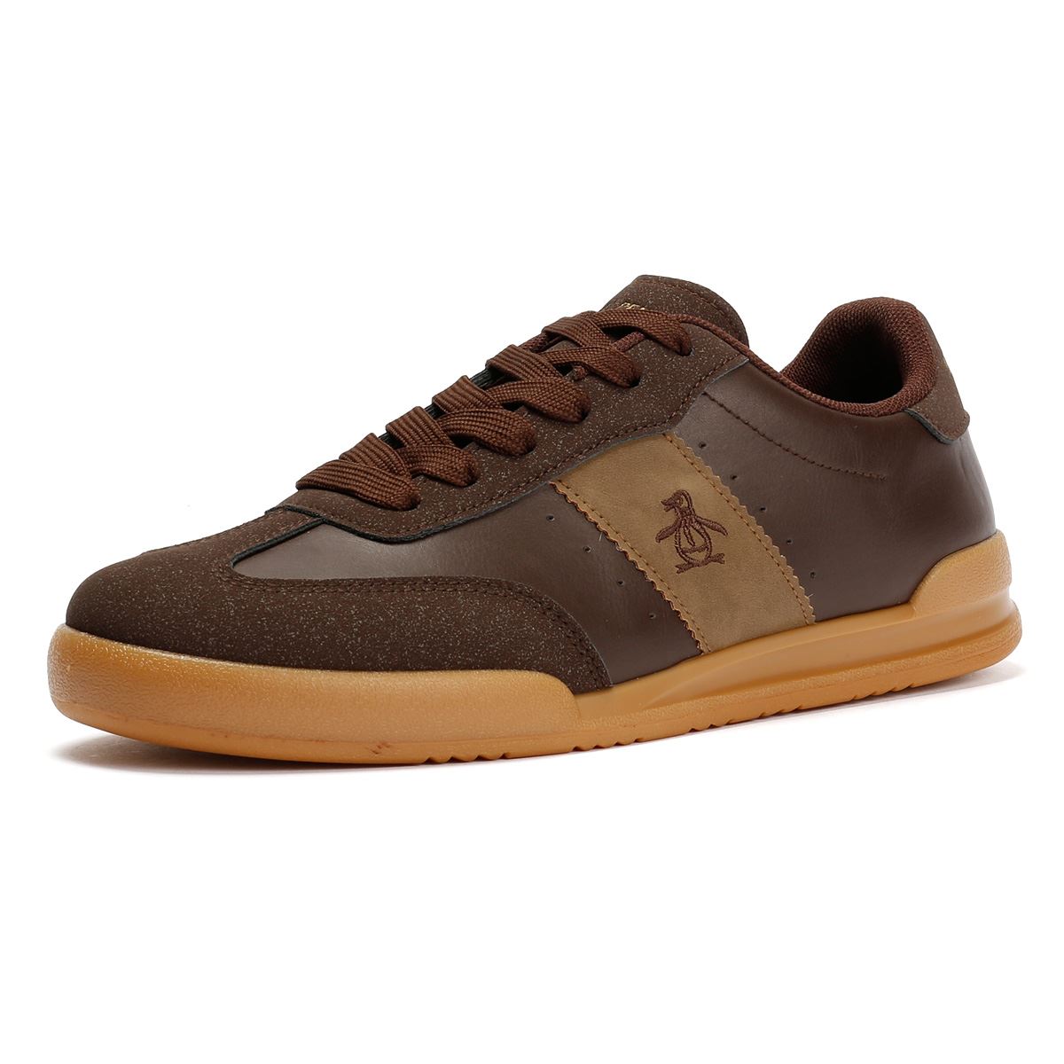 Penguin Giovanni Baskets Brunes Pour Hommes