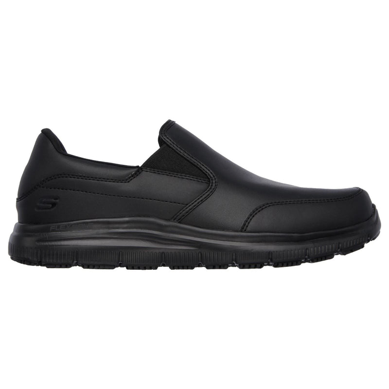 Skechers Workwear Flex Advantage Chaussures De Sécurité Noires En Synthétique Pour Hommes