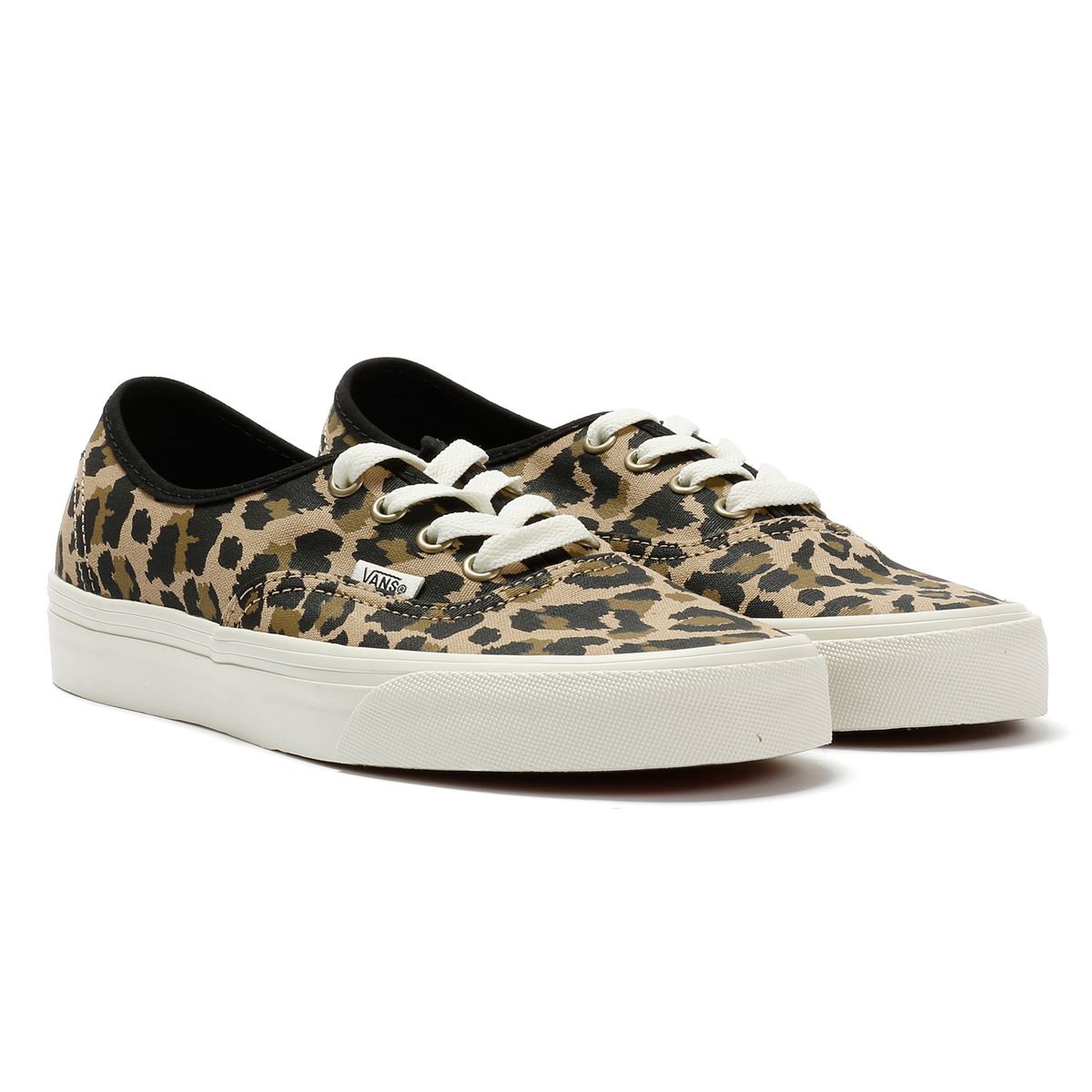 Vans Authentic Baskets Beiges En Toile Pour Femmes