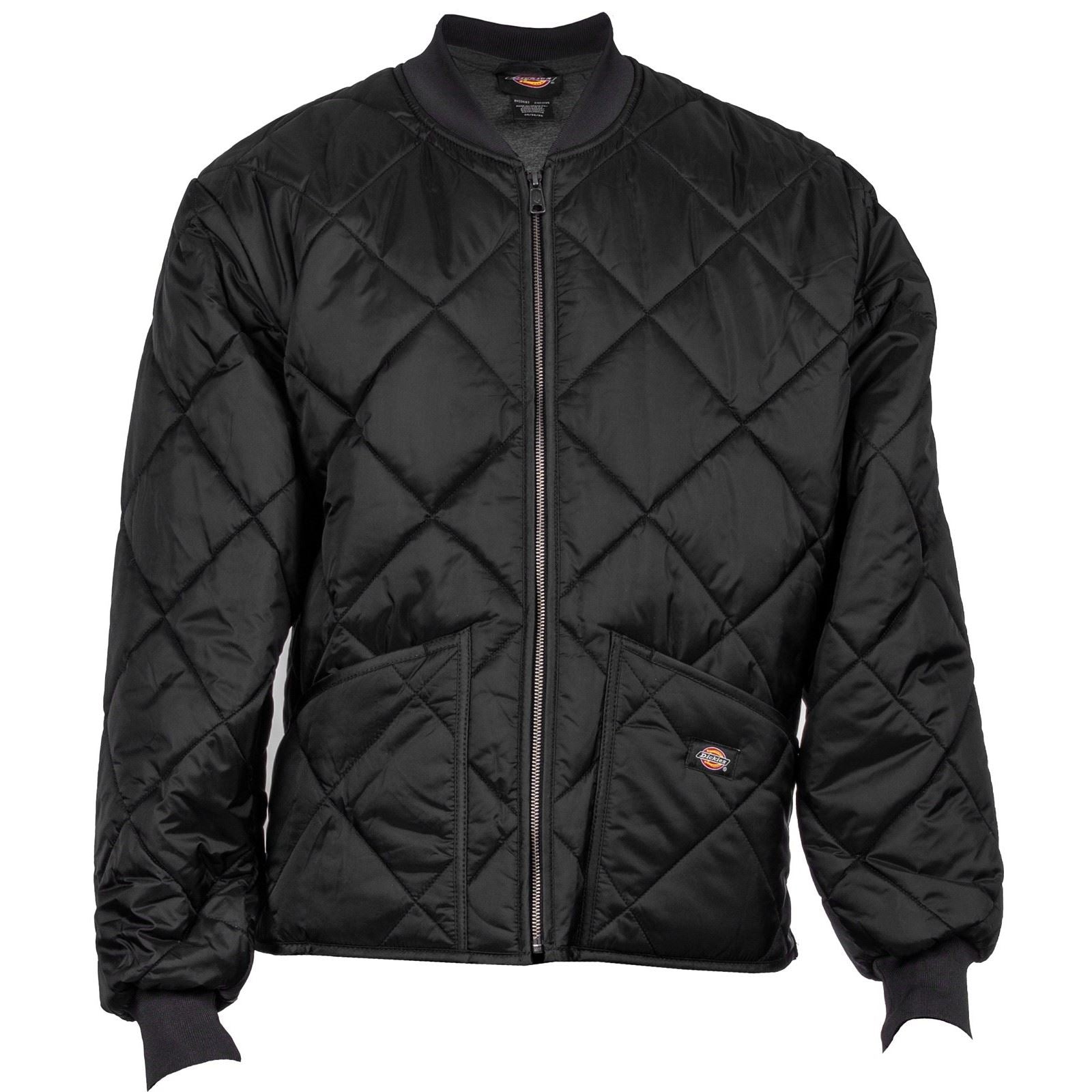 Dickies Diamond Veste Matelassée Noire Pour Homme