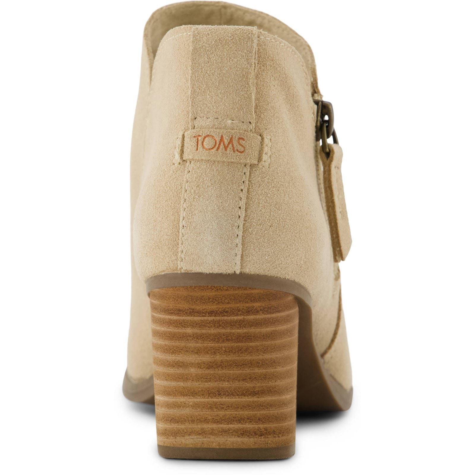 TOMS Goldie Bottines À Talons En Sable Pour Femmes En Textile