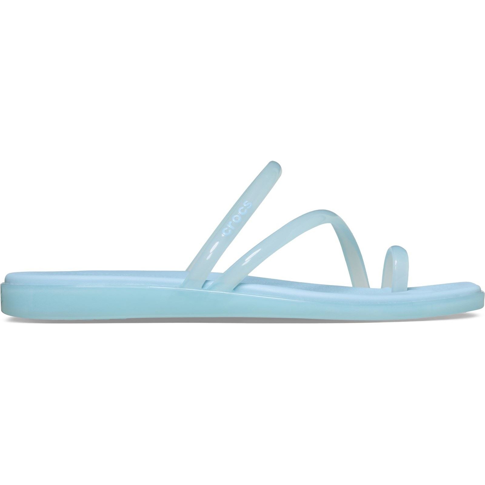 Crocs Miami Jely Toe Loop Sandales Sky Blue Pour Femmes En Eva