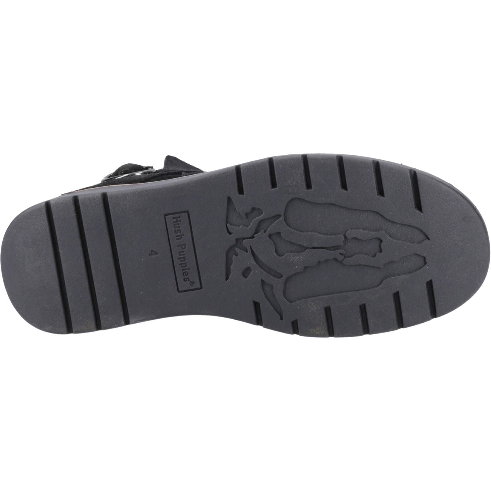 Hush Puppies Lyra Bottines D'hiver Pour Femmes En Suède Noir