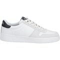 TOMS TRVL Lite Court Baskets En Cuir Pour Hommes Blanches/Noires