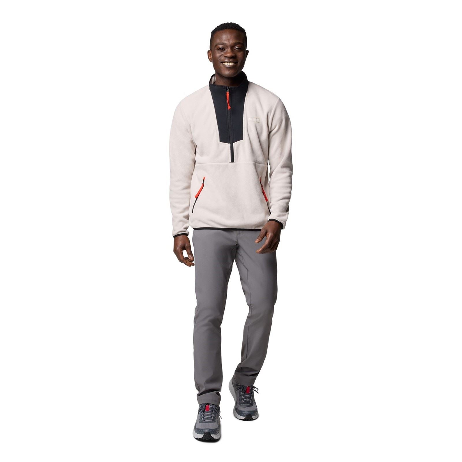 Columbia Sequoia Grove Half Zip Fleece Pulls À Col Zippé Marron En Polyester Pour Homme