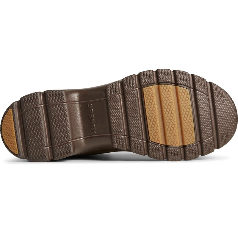 Sperry Duck Float Bottes En Caoutchouc Marron En Cuir