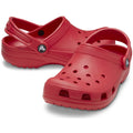 Crocs Toddler Classic Croslite En Caoutchouc Varsity Rouges Mocassins