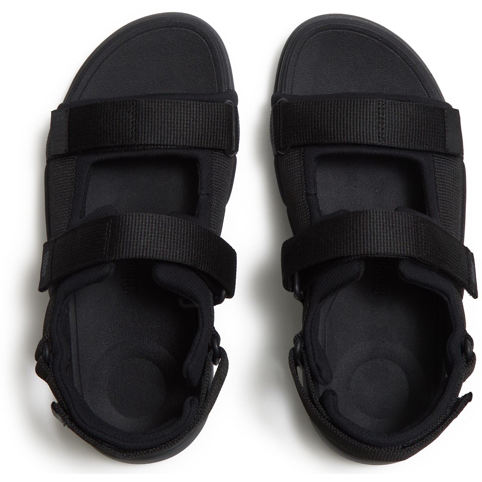 Fitflop F-Mode Go Sandales Noires En Polyester Pour Homme