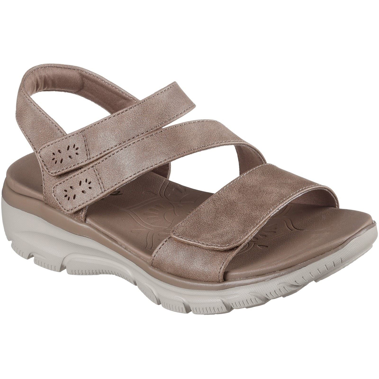 Skechers Easy Going Sandales Pour Femmes De Couleur Taupe