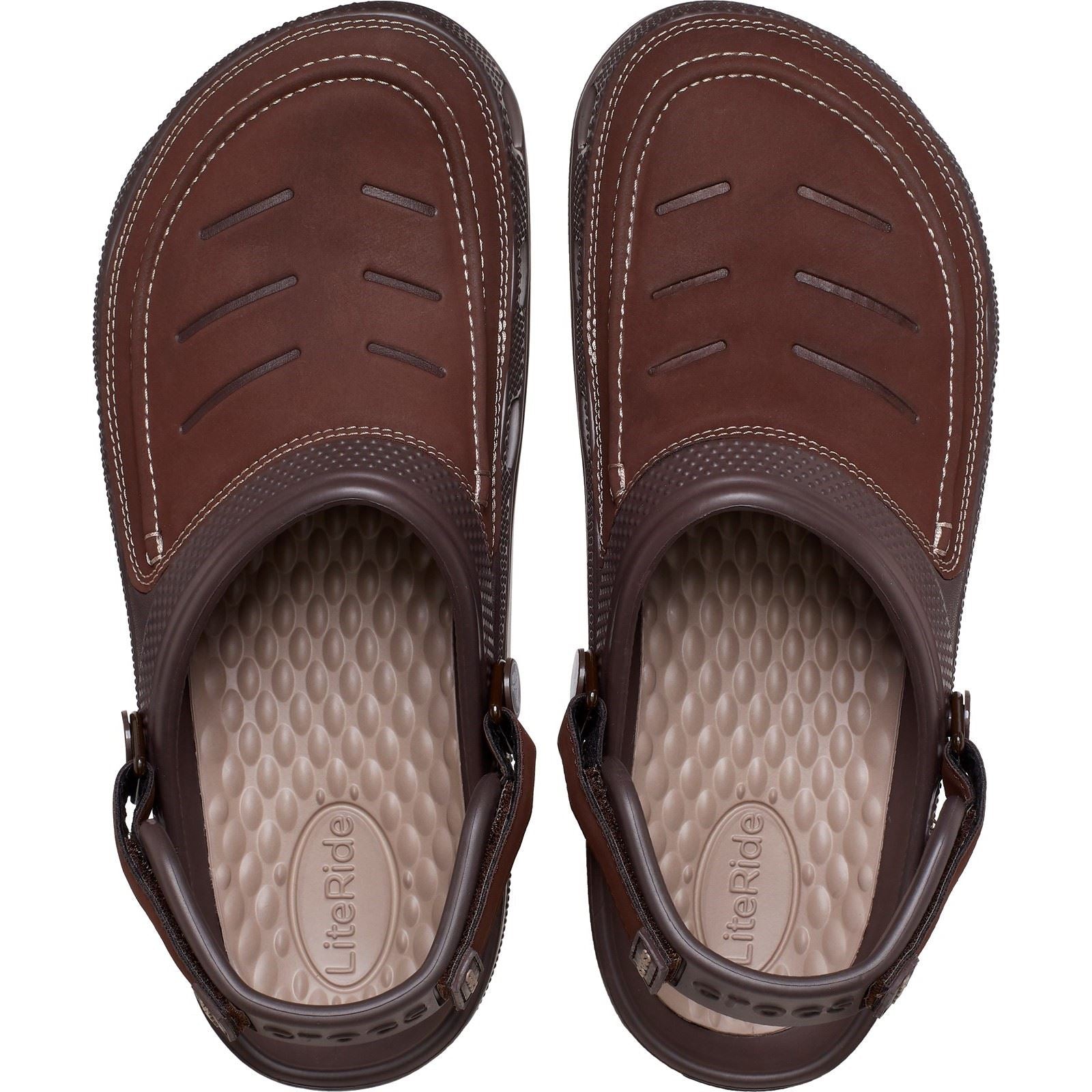 Crocs Yukon Vista II Sabots pour hommes en Synthétique, couleur espresso/champignon